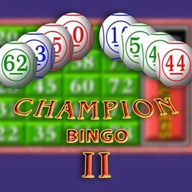 Champion Bingo II slot logo by FBM at Vegas Now Casino
