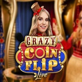Crazy Coin Flip by Evolution, showcased at vegassnow.org – game logo
