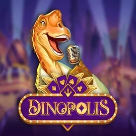 Dinopolis slot logo by Push Gaming at Vegas Now Casino