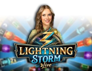 Live Casino logo of Lightning Storm from Evolution at Vegas Now Casino