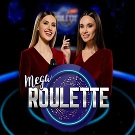 Mega Roulette logo – Live Casino by Pragmatic Play at Vegas Now Casino