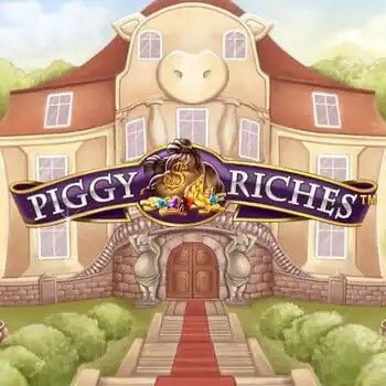 Piggy Riches slot visual from NetEnt available on vegassnow.org