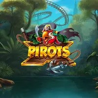 Official Slots logo: Pirots X by ELK Studios at Vegas Now Casino
