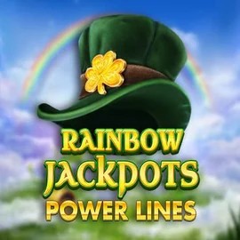 Official Jackpots logo: Rainbow Jackpots Power Lines by Red Tiger Gaming at Vegas Now Casino