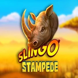 Slingo Stampede slot visual from Slingo available on vegassnow.org