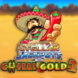 Stellar Jackpots with Chilli Gold x2 slot logo by Lightning Box Game at Vegas Now Casino