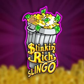 Bingo logo of Stinkin Rich Slingo from Slingo at Vegas Now Casino