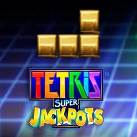 Tetris Super Jackpots logo by WMS at Vegas Now Casino