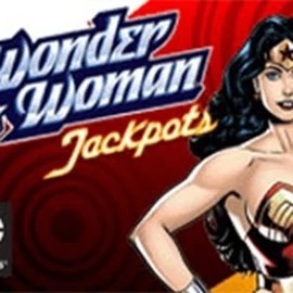 Wonder Woman Jackpots logo – Jackpots by Amaya at Vegas Now Casino