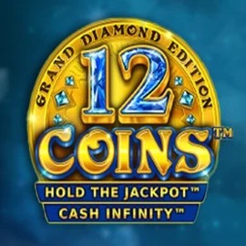 12 Coins Grand Diamond Edition slot visual from Wazdan available on vegassnow.org