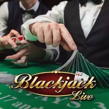 Official Live Casino logo: Live Blackjack by Evolution at Vegas Now Casino