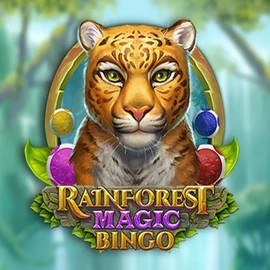 Bingo logo of Rainforest Magic Bingo from Play'n GO at Vegas Now Casino